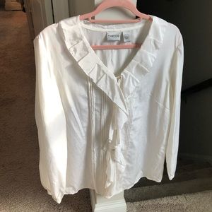 Beautiful Chico’s White Blouse - L/12